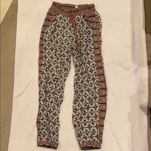 American Eagle boho joggers size xxs